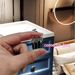 50pc 2-Way Quick Wire Connectors Waterproof Locking Buckle 18-22AWG Solderless*