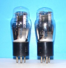 No type 71A RCA radio audio amplifier vacuum 2 tubes valve tested ST 71 371 271