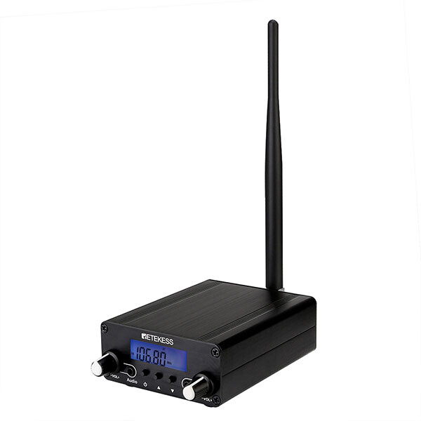 Retekess TR508 FM Transmitter Broadcast Stereo Radio Station Antenna Church US