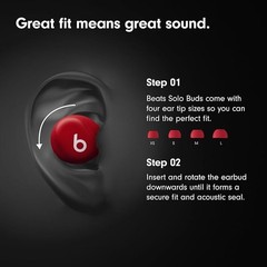 Beats Solo Buds True Wireless Bluetooth Earbuds Black TWS Compact