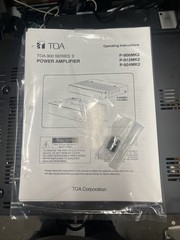 TOA P-924MK2 240 Watt Single-Channel Modular Amplifier Amp – Open Box Demo Unit