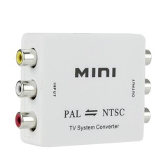 Bi-Directional 2-Way NTSC To PAL+PAL To NTSC Video TV System Converter Adapter