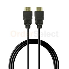 Digital High-Speed 1.4 HDMI Cable PVC 2160p Black Cord (6 feet)