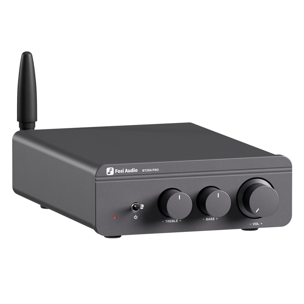 Fosi Audio BT20A Pro TPA32552 Bluetooth 5.0 2.0 Channel Class D Hi-Fi Amplifier