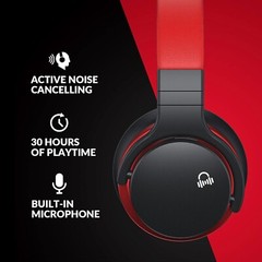 MOVSSOU E7 ANC Bluetooth Headphones | Over-Ear, Deep Bass, 30H Playtime