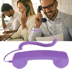 Cordless Retro Telephone Handset, Radiation Proof USB Handset for Cell Phones…