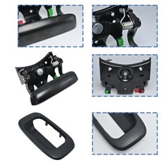 Upgraded Metal Tailgate Handle w/Improved Plastic Bezel Trim Rod Clips