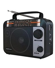 Multi-Band AM/FM/SW1-2 Radio Transistor Radio AC or Battery Operated with Best