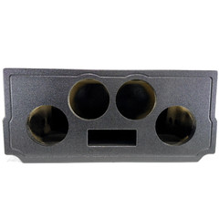 2010-2023 Dodge Charger Subwoofer Box Enclosure 4×8” Recessed Ported Mega Bass