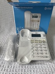 AT&T CL2909 Corded Speakerphone with Caller ID – White