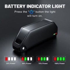 52V 25Ah Lithium Ebike Battery Polly Battery 50A BMS 100W-2600W Charger