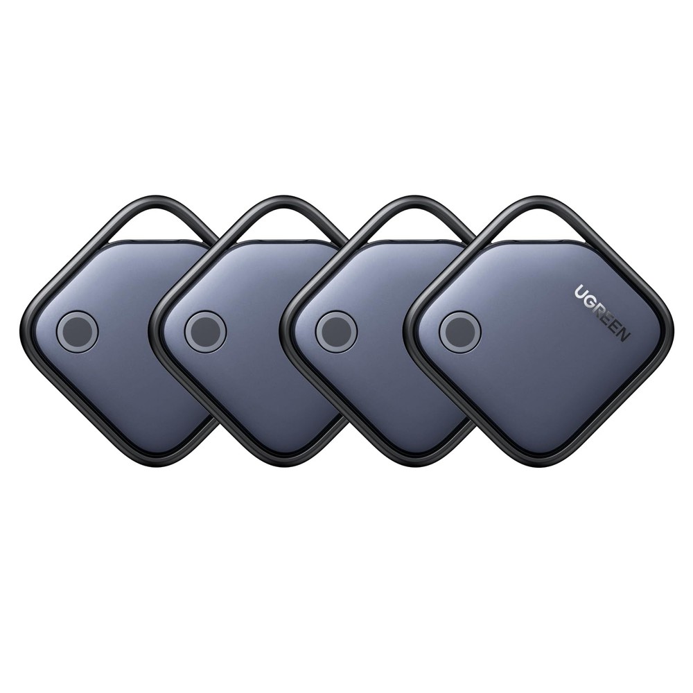 UGREEN Air Tracker Tags (iOS Only) 4 Pack, 2-Year Replaceable Battery Bluetooth