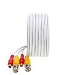 CCTV Security Camera Cable BNC Extension Power Surveillance DVR 6FT-100FT lot
