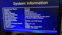 Pioneer DVD Recorder Model DVR-810H-S. TIVO HDD DVD 80hrs w/remote. Tested-works