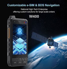 ANYSECU W400 4G Network Radio Android 15 Zello Real-ptt F400 Smartphone NFC WIFI