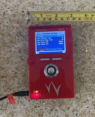 Wolverine MVP 9000 80GB Multimedia Player Digital Audio Photo Video Storage Red