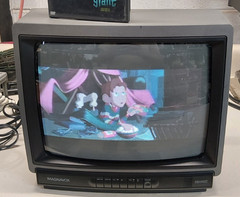 Magnavox 13S401-00AA 13” Retro Gaming CRT TV Player No Remote Tested