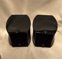 HiVi Swans Swan M-50W Bookshelf Left & Right Speaker Pair TESTED Loud Sounds
