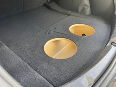 ZEnclosures 2-10″ Subwoofer Sub Box for the TESLA MODEL 3 with LOGO