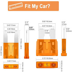 300/600X Car Blade Fuse Assortment Assorted Kit Blade Set Auto Truck Automotive