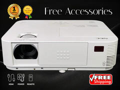 NEC NP-M322X DLP Projector Lamp Life Up to 8,000 Hours 3200 Lumens 2160p w/Kit ✅