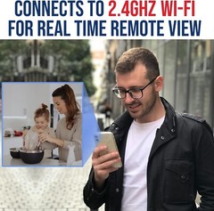2 x Wi-Fi Smart Camera Full HD 1080p Motion Detector/Spay camera/Mini /Charge
