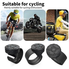 Bluetooth Remote Control Media Button Car Motorcycle Bike Steering Recharging