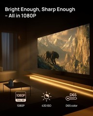 Mogo 2 Pro (New) 1080P Portable Projector, Google TV with Licensed Netflix, with