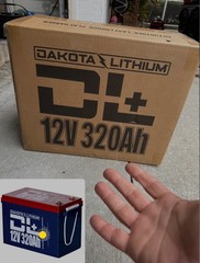 NEW Dakota Lithium DL+ 12V 320Ah LiFePO4 Battery – 1000 CCA, 11 Yr Warranty