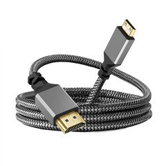 4K/60Hz 1080p Mini HDMI To HDMI Cable Conversion Cord For HDTV Tablet Camera