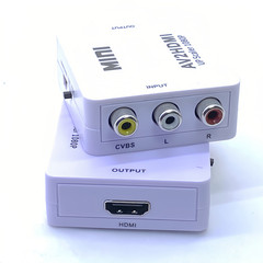 AV to HDMI Converter Upscaler Cinch CVBS Composite Adapter for Wii NES DVD Plug