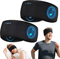 Sleep Headphones Bluetooth 6.0 Headband, 3-IN-1 Sleeping Headband Headphones for