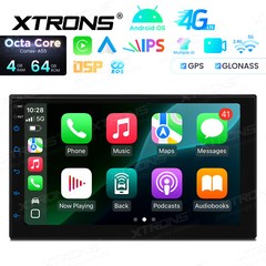 XTRONS 7″ IPS 2DIN Car Play Android 14 8Core 64GB Car Radio Stereo GPS Head Unit