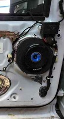 Custom Ford F150 & Super duty Front door speaker midrange adapters 6×9″ to 6.5″