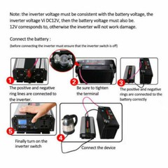 Pure Sine Wave Power Inverter 5000W Converter DC 12V/24V/48V To AC 220V OR 110V