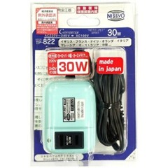 Nissyo TP-822 Transformer Down Transformer 220-240V to 100V, Rated capacity 30W