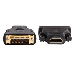 DTech DVI Male to HDMI Female Adapter, Bi-Directional Converter