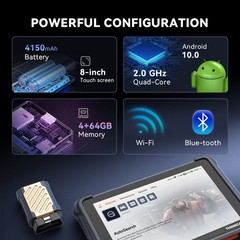 ThinkScan 689BT Car System Diagnostic Scanner TPMS IMMO 34+Services FREE UPDATE