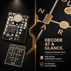 1~3PCS Morse Code Trainer Card Pro, Professional PCB Style with Interactive