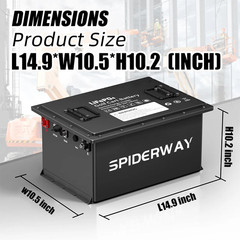 For Genie GS2032 GS2630 GS2632 GS1930 24V-25.6V 105Ah LiFePO4 Lithium Battery.