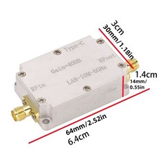 DC 5V Low Noise Amplifier 40DB Gain 10M To 6GHz LNA RF Power Preamplifier