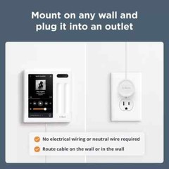 New Brilliant Smart Home Control Panel 2-Switch Plug-In Model Low Voltage $450