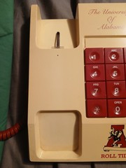 vintage University of Alabama Crimson Tide ITT corded land line telephone rare