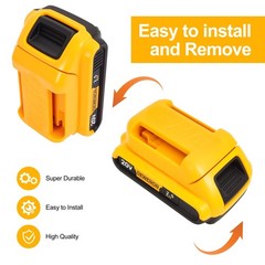 Battery Holder Mount for Dewalt 20V Tool, 12pcs Tool Holders + 12pcs Battery …