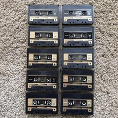 Maxell XLII 90 lot of 10 type II chrome cassette tapes Japan 1985