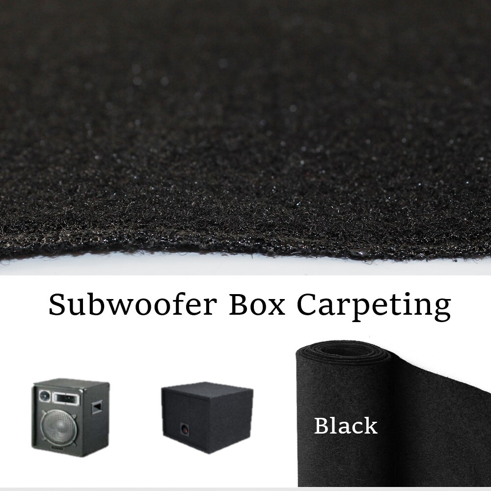 Car Subwoofer Box Carpet Video Bass Shelf Cover Auto Audio Trunk Liner Wrap Lot