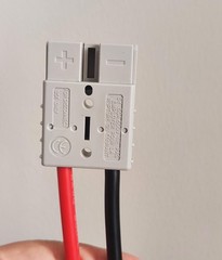 2 PCS 8AWG Cable 50A Connectors For LiFePO4 Battery M8 Terminal 1.64 Ft