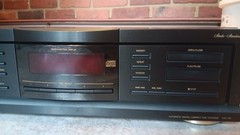 Fisher DAC-503 5-Disc CD Changer Black Remote Stereo L/R RCA 1993