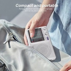 Portable Radio Retro Pocket Size Portable Am Fm Radio Easy to Carry
