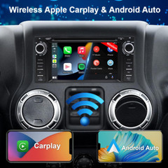 For Jeep Wrangler Unlimited 2007-2015 Car CD DVD Stereo CarPlay GPS Navi camera